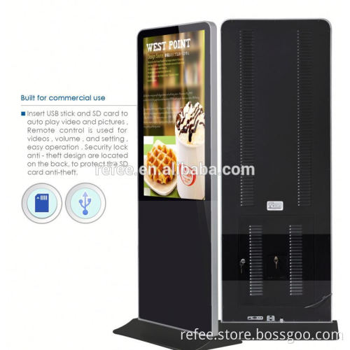 Refee Full HD,Timer on/off,Auto play in loop 42 inch desktop paper display